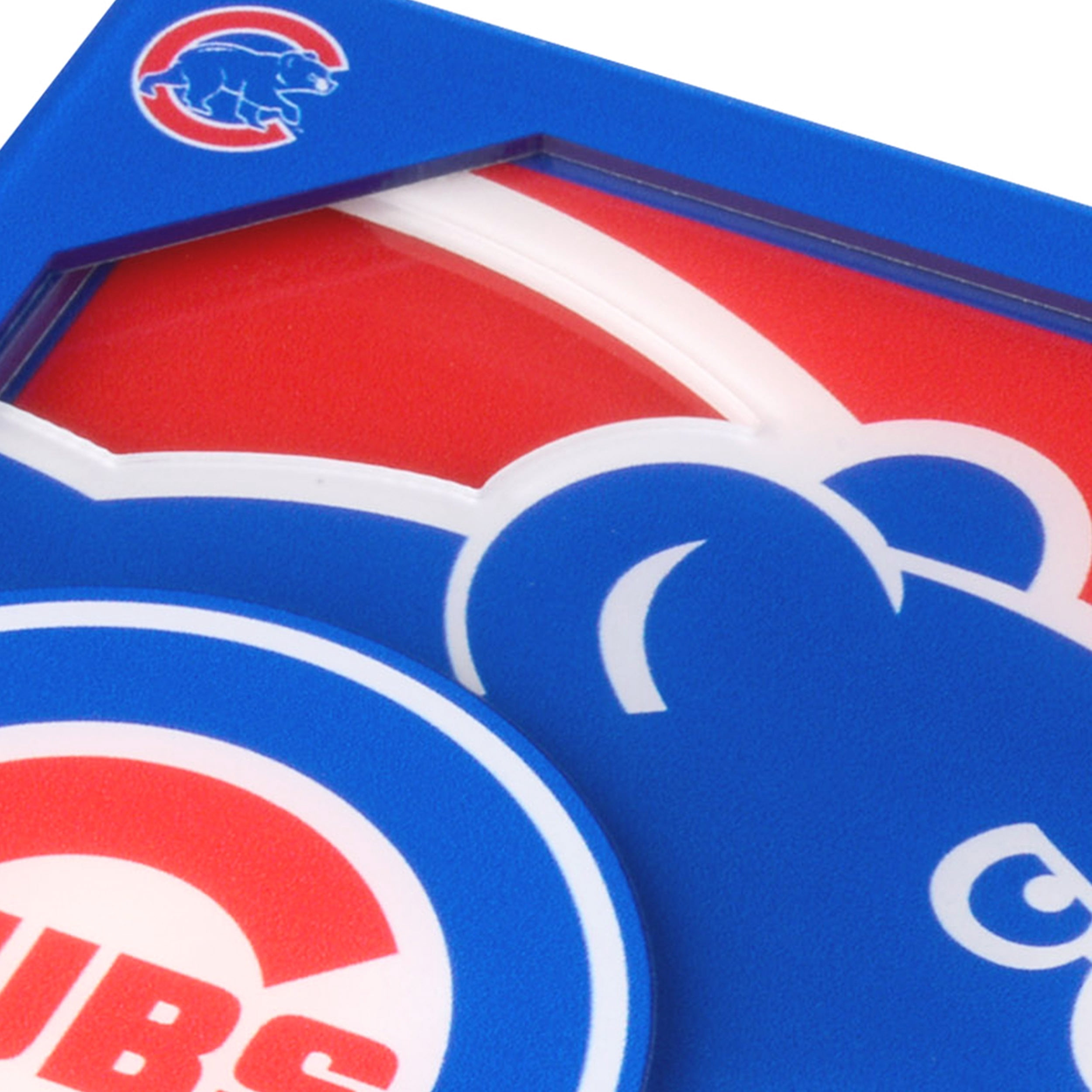 YouTheFan MLB Chicago Cubs 3D-LSC 3D Logo Series Coasters - Pack of 2