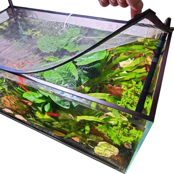 Magnetic Aquarium Lid Cover Anti-Jumping Mesh Net