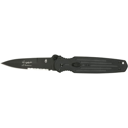 Assisted Opening Knife Laws - Gerber Covert FAST Black Serrated Edge Assisted Opening Clip Knife