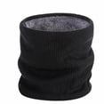 thumbnail image 1 of Granjero Gordo Polainas para calentar el cuello para hombres y mujeres, bufandas de invierno, equipo para clima frío, accesorios de esquí, color negro, 1 of 4