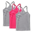 thumbnail image 5 of GERsome 3 Pack Girls Tank Tops Soft Cotton Undershirts Toddler Kids Girls Sleeveless Camisole Tops Summer Round Neck T Shirts, Sizes 12-24 Months, 5 of 9