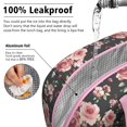 thumbnail image 5 of Lunch Bag Lunch Box for Women Reusable Insulated Lunch Cooler Bags,Large Capacity for Work Travel Picnic,Water-Resistant Pioneer Colorful Floral Lunch Tote Bag Gifts for Woman Mom Pink, 5 of 6