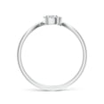thumbnail image 2 of ANGARA Natural Pear Diamond Wave Shank Solitaire Ring in 14K White Gold for Women (Size-5x3mm| Color-H| Clarity-SI2) | April Birthstone, Anniversary, Jewelry Gift for Women | Natural Diamond Ring, 2 of 10
