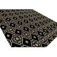 thumbnail image 2 of K2 Floor Style Endura Black - Lilac Hand Made Wool Area Rug, 2 of 3