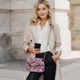 thumbnail image 2 of Pzuqiu Leopard Print Women Leather Crossbody Bag Vintage Minimalist Soft Quilted Leather Crossbody Bags for Women with Chain Strap Craftsmanship Practical for Daily Life, 2 of 7