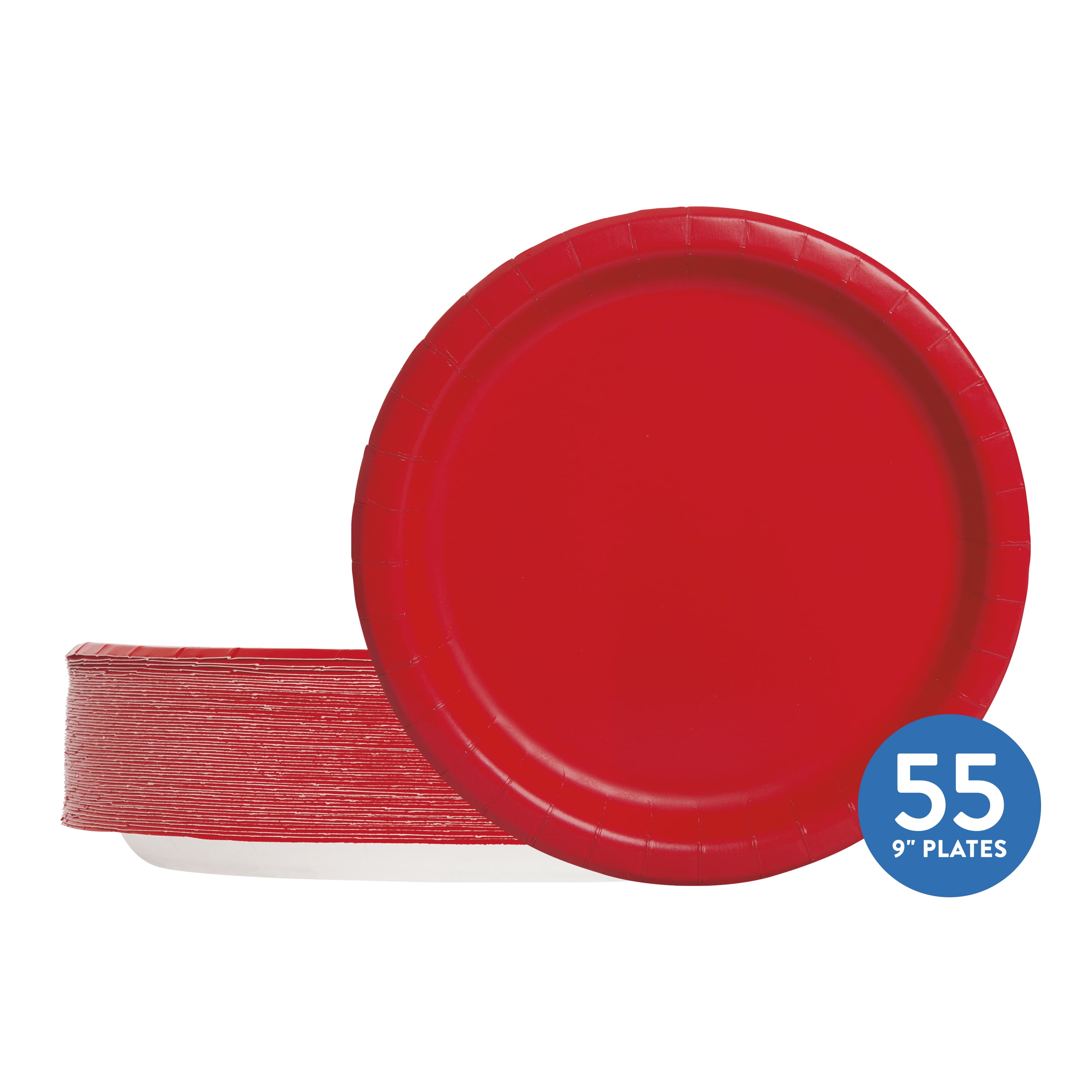 55 Ravishing Red 9\" Plates