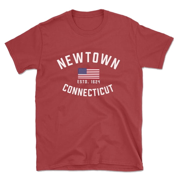Newtown Connecticut Patriot Men's Cotton T-Shirt