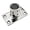 90° For 1" tube, variant on ABCISI Heavy Duty Boat Hand Rail Fitting, 30 Degree 1 inch Rectangular Base-Marine 316 Stainless Steel Deck Hardware
