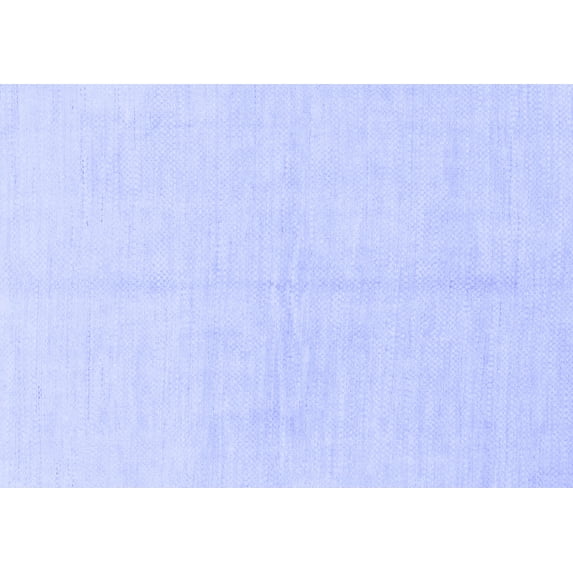 Ahgly Company Indoor Rectangle Solid Blue Modern Area Rugs, 4' x 6'