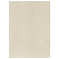 thumbnail image 3 of Luxe Weavers Modern Geometric Wave Cream 2x3 Area Rug, Stain Resistant Carpet, 3 of 8