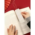 thumbnail image 3 of 1 set 18Pcs Blank DIY Bookmark Unfinished Bookmarks with Jute Cord Pretty Book Marks for Women Book Lovers Teacher Appreciation Gifts Mother's Day New Year Birthday Gift 15x4.95x0.15cm Hole: 3.5mm, 3 of 3