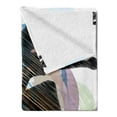thumbnail image 2 of Teen Room Soft Flannel Fleece Throw Blanket, Abstract Grunge Sketch Art of a Skater Young Boy Exotic Sports Graphic, Cozy Plush for Indoor and Outdoor Use, 70" x 90", Multicolor, by Ambesonne, 2 of 5