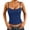 Navy, variant on Black Women's Shelf Bra Camisole Tops Ribbed Polyester,Spandex Workout Tops Padded Yoga Shirts Gym Athletic Sleeveless Camisole Women's Tank Tops L
