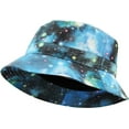 thumbnail image 2 of Galaxy Bucket Hat Fashion Space Print Summer Cap, 2 of 6