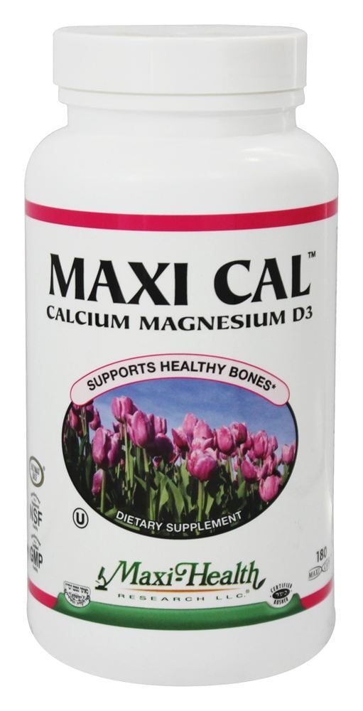 MaxiHealth Research Kosher Vitamins Maxi Cal Calcium Magnesium