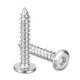 thumbnail image 1 of M6 x 35mm (100 Pack) Tête de Douille Plate Ronde en Acier Inoxydable 304 Vis en Bois, 1 of 7