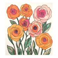 thumbnail image 6 of Yayeee Magnetic Dishwasher Cover for The Front Decoration Home Kitchen Machine Sticker Protector, Hand Drawn Floral, 6 of 6