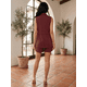 thumbnail image 3 of Conjunto 3 Piezas Chaleco, Top y Short, Estilo Casual Chic Moderno, Look Elegante para Mujer, 3 of 5