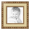 thumbnail image 2 of ArtToFrames 12" x 12" Gold Bamboo Cream Bronze Picture Frame, 12x12 inch Gold Wood Poster Frame (WOM-5255),  Pack, 2 of 7
