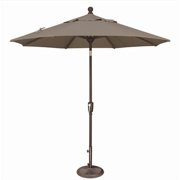 SimplyShade 7.5 ft. Octagon Push Button Tilt Market Umbrella Taupe