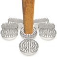 thumbnail image 1 of Posavasos con ruedas para muebles hechos a mano (paquete de 8) - Posavasos para muebles pesados - Protectores de alfombras, 1 of 5