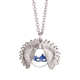 thumbnail image 1 of Mascarilla azul Feliz Carnaval de Venecia Collar de girasol collar collar collar colgante, 1 of 3