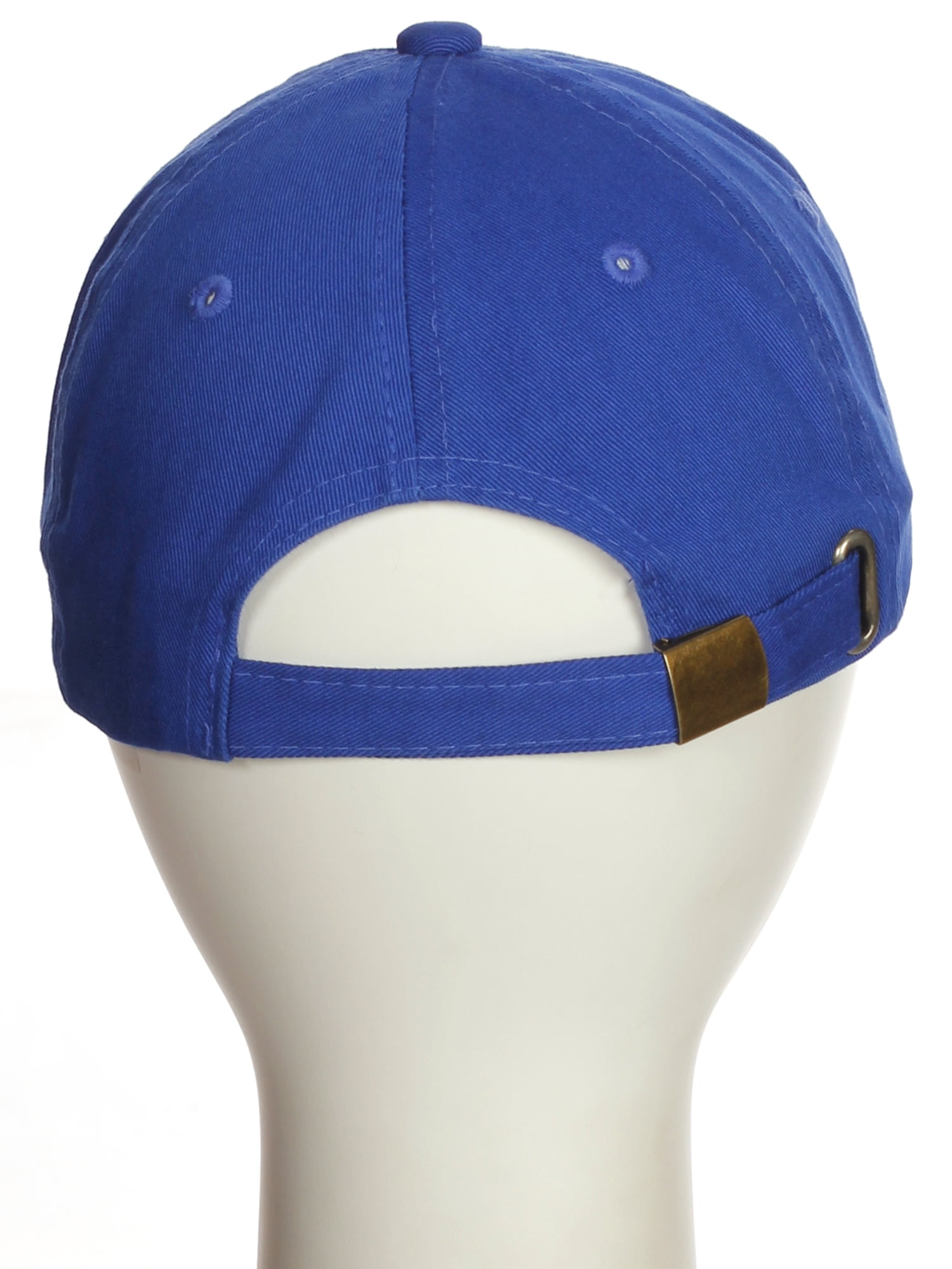 Customized Letter Intial Baseball Hat A to Z Team Colors, Blue Cap