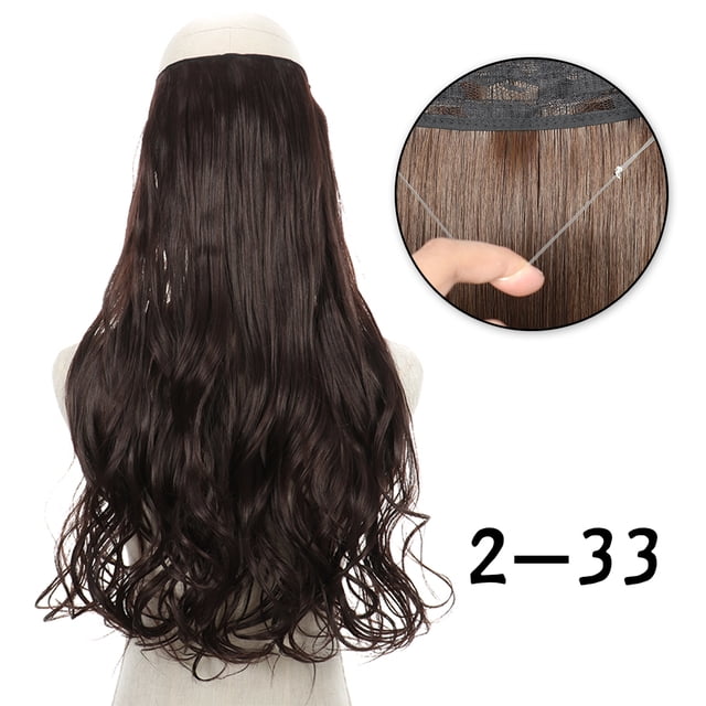 Typpkmm ExtensióN De Cabello Natural Sin Clips