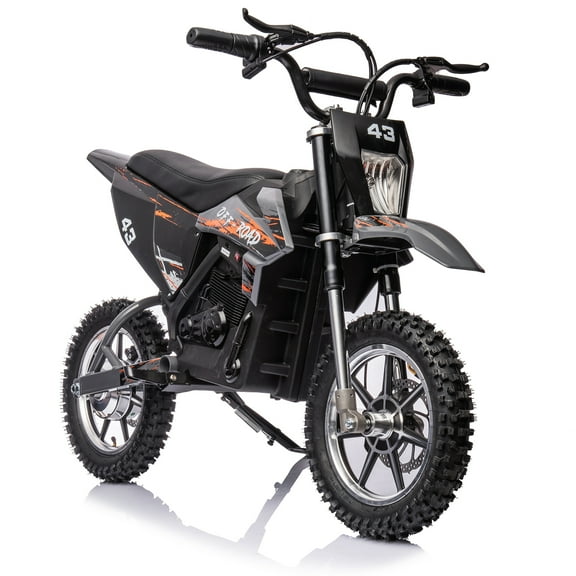 CazToi 36V 500W Kids Electric Dirt Bike 15.5mph Off-Road Motorcycle Motocross Bike for Kids 14