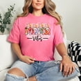 thumbnail image 2 of Colorful Floral Mama Vibes Graphic, Crunchberry Comfort Colors T-Shirt, 2XL, 2 of 3