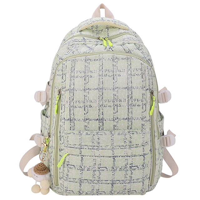 Mochila linda para estudiantes, mochila escolar con múltiples bolsillos para libros de dibujos animados, mochila para adolescentes