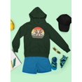 thumbnail image 3 of Frenchie Bulldog Retro Style Hoodie Juniors -Image by Shutterstock,  Medium, 3 of 4