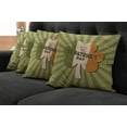 thumbnail image 5 of Ambesonne Colorful Throw Pillow Cover 4 Pack, St. Patricks Day, 16", Olive Green, 5 of 5