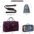 thumbnail image 5 of Travel Duffle Bag, Weekender Bag for Women with Toiletry Bag Carry on Overnight Bag with Laptop Compartment, Yoga Gym Bag with Wet Pocket Shoe Bag, Hospital Bag for Labor and Delivery, 5 of 6