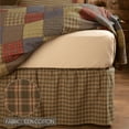 thumbnail image 4 of VHC Brands Ridge Bed Skirt, King, Cedar Green, 4 of 5