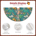 thumbnail image 3 of Sikiie Jungle Animals Nativity Christmas Tree Skirt, Jesus Christian Winter Holiday Tree Mat Decoration(30-48IN)48", 3 of 6