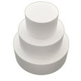 thumbnail image 2 of Travelwant 3Packs 4/6/8inch 3-Tier Cake Foam Dummies for Wedding Supplies, Baby Shower, Birthday, White Foam Rounds, 2 of 6