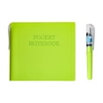 thumbnail image 2 of Cahier Portable Mini de Poche en Cuir - Journal à Couverture Rigide en Anglais à Lignure Horizontale, Comprend un Porte-Stylo Gel, Design Compact pour les Notes Quotidiennes, JKODE, 2 of 9