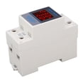 thumbnail image 1 of Medidor De Corriente De Voltaje, Hogar Monofásico Lectura Directa Medidor De Corriente De Voltaje De Carril DIN AC50-500V Pantalla Digital Protección IP20 Alta Precisión Para El, 1 of 8