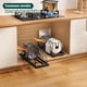 thumbnail image 3 of Organizador de Sartenes y Ollas Corredero Porta Sartenes de Cocina 10 Compartimentos Ajustables Metal Estante Tapas de Ollas Cajon Negro, 3 of 6