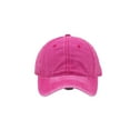 thumbnail image 1 of Plain Dyed Washed 100% Cotton Adjustable Baseball Cap Women & Men, 1 of 25