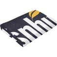 thumbnail image 6 of Southern A New Hampshire University Fleece Blanket, Very Soft Microfiber Flannel Blanket for Couch Warm and Cozy for All Seasons, Black, 6 of 6