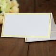 thumbnail image 2 of Raindrops  20 Pcs Place Setting Cards Gold Desktop Seat Party Name, 2 of 8
