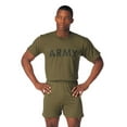 thumbnail image 2 of Rothco Olive Drab Military Physical Training T-Shirt - Army, Small, 2 of 2
