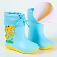 thumbnail image 2 of XIYON Toddler Rain Boots Non Slip Lightweight Short Ankle Boots For Boys Girls Toddler Outdoor Play Daily Wear 2-3 Years, 2 of 2