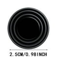 ZAROYEAX Car Door Gasket Material Black