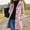 #2Pink, variant on Womens Winter Elegant Pea Coat 2026 Single Breasted Long Overcoat Warm Work Office Coats with Pocket