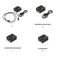 thumbnail image 2 of Thinsony L/R Audio Adapter with Charging Cable Transmission Optical Adapters Aluminum USB Amplifier for Coffee Company Using Supplies Adaptor+USB+Bag, 2 of 9