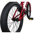 thumbnail image 5 of WonderWheels 20" BMX Steel Frame V-Brake One Piece Crank Alloy Rims 36H - Red, 5 of 8