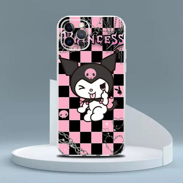 Funda transparente Kuromi My Melody para Apple iPhone 14 11 13 Pro 12 7 8 Plus SE 2022 XR X XS Max 6 6S, funda de silicona para teléfono xuanjing unisex